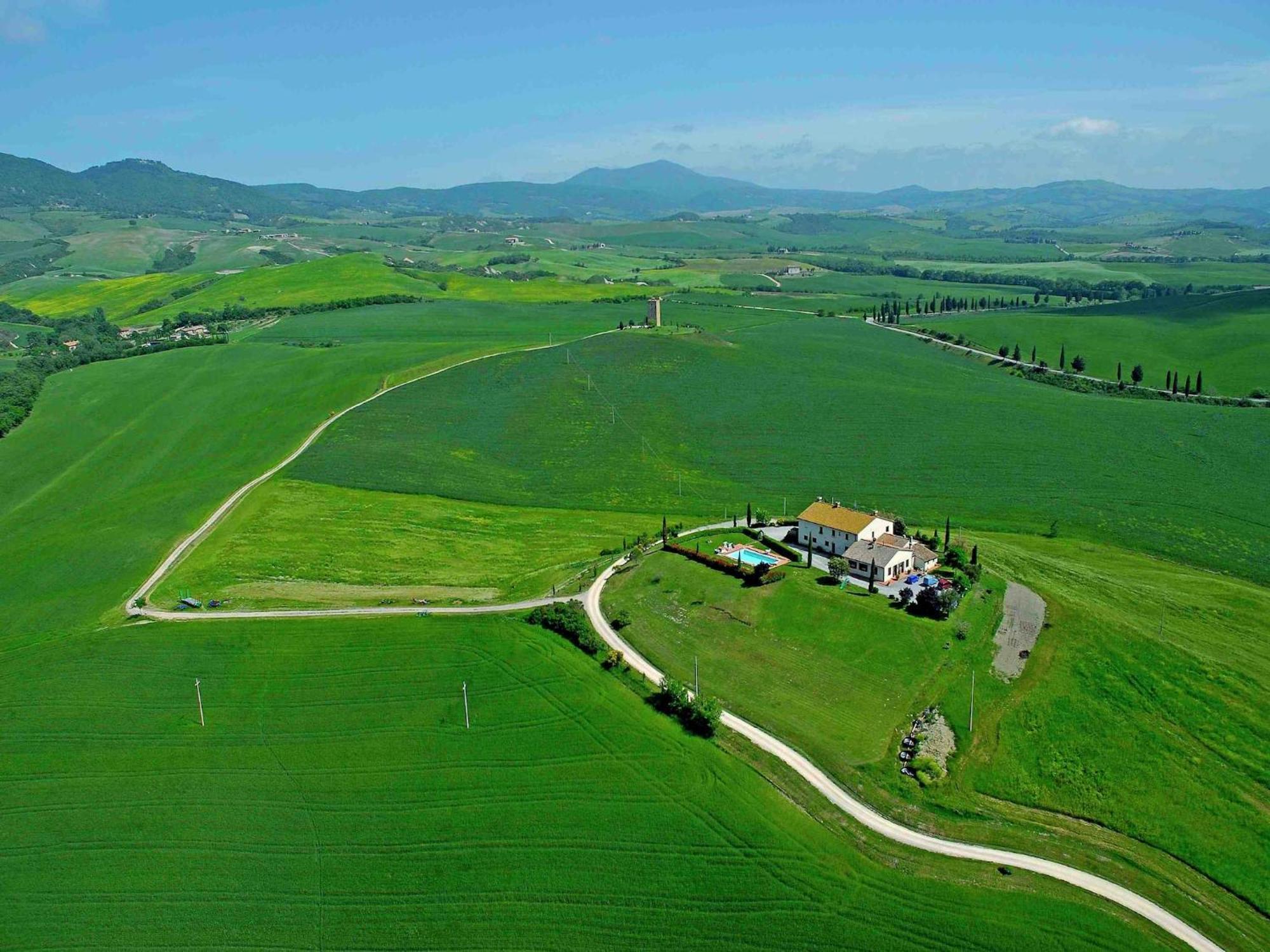 Modern Farmhouse In Pienza With Pool Zewnętrze zdjęcie